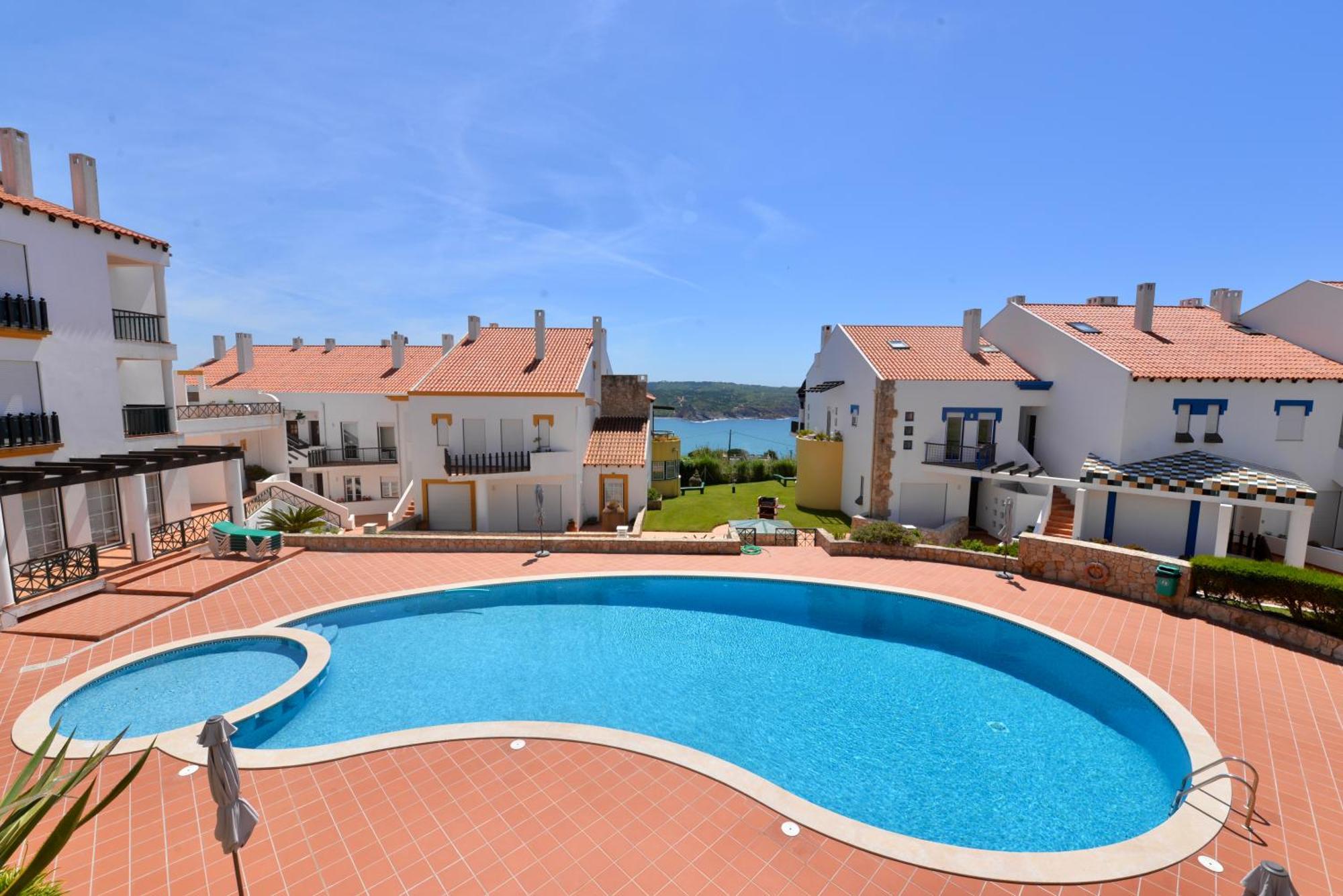 Paddle - Sea View Apartment With 3 Pools, Tennis & Squash Court São Martinho do Porto Exteriör bild